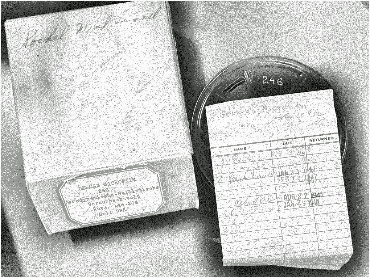 Box, reel, and library card