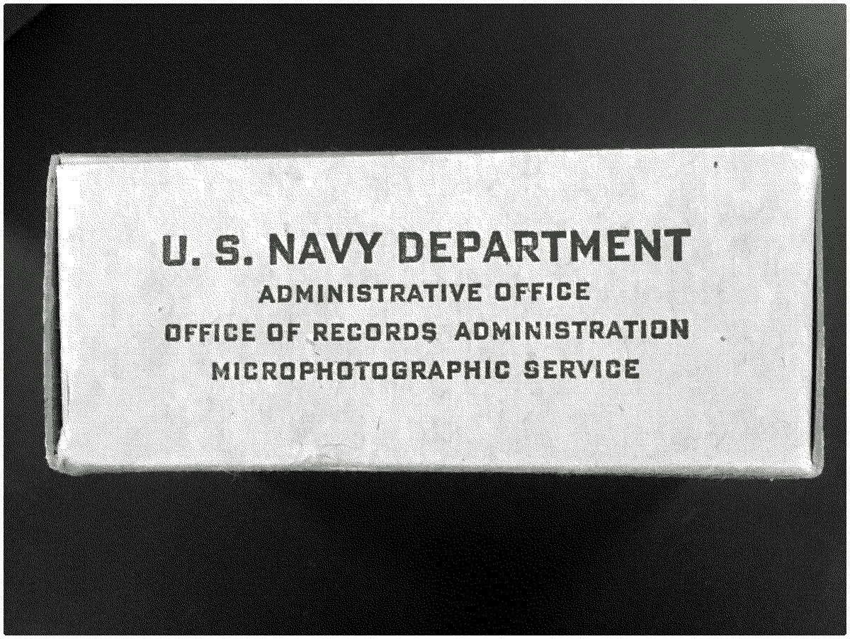 Side of box revealing US Navy stamp
